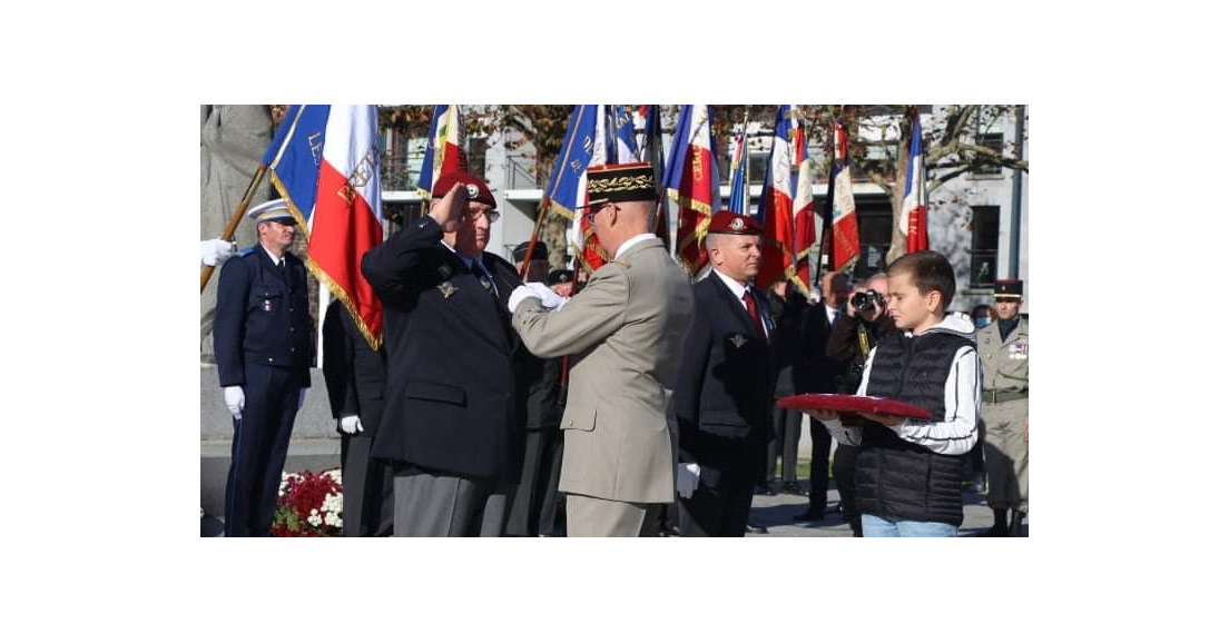 143° Section - cérémonie du 11 novembre à Saint-Malo