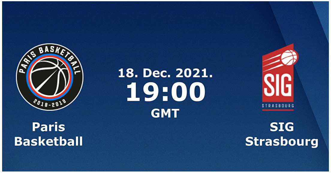 Match "Pro A Betclic Élite" : Paris Basket vs SIG Strasbourg du 18/12/2021
