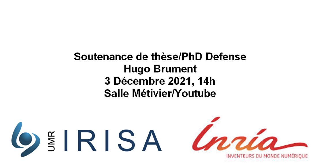 Soutenance de thèse/PhD Defense - Hugo Brument (3 Décembre 2021, 14h)