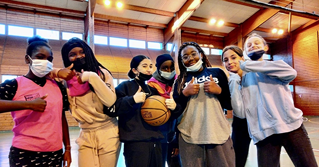 Découverte du basket pour les jeunes de quartier de Lagny