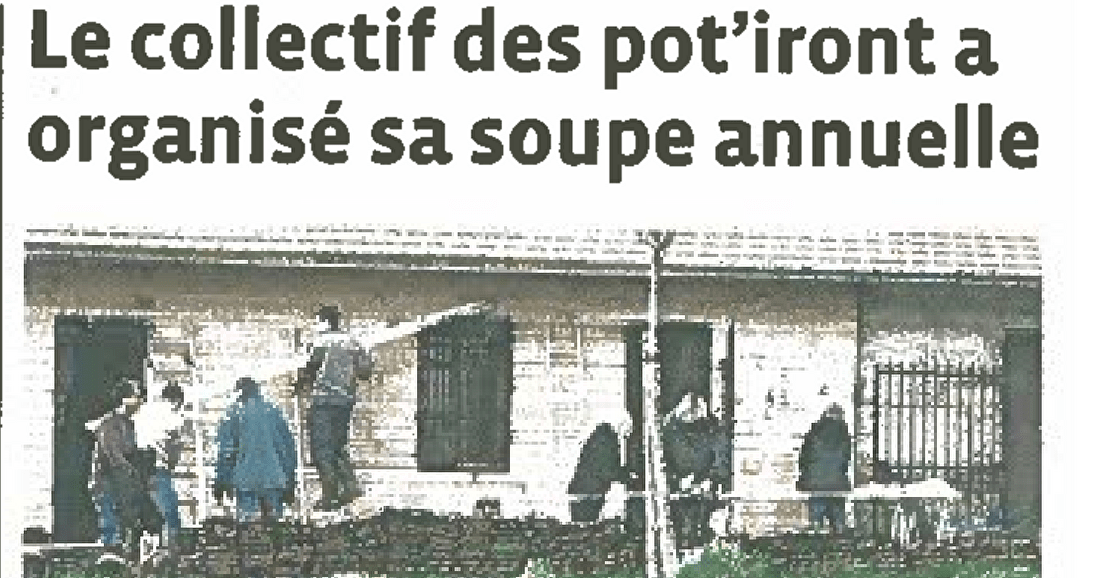 Presse - "Le collectif des Pot'iront [...]", Le Progrès (nov 2012)