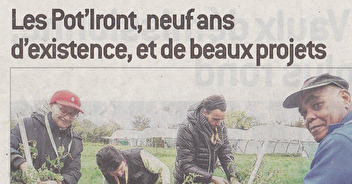 Presse - "Les Pot'iront, 9 ans d'existence [...]", Le Progrès (mars 2018)