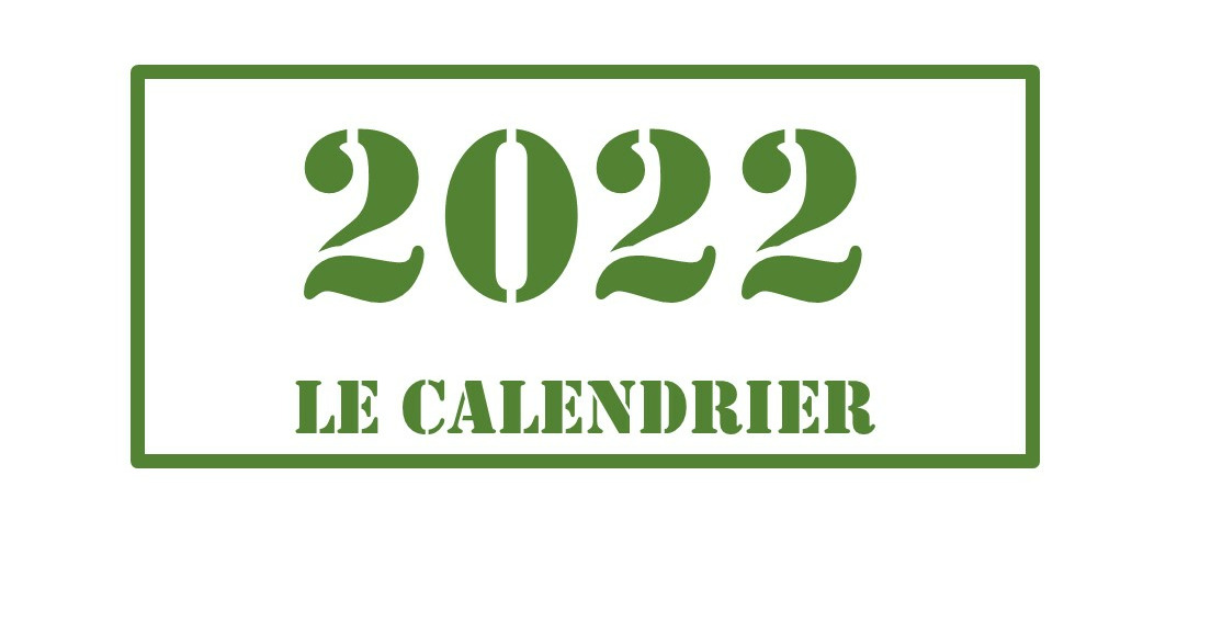 Notre calendrier 2022