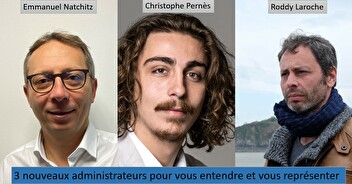 3 nouveaux administrateurs élus le 12 janvier 2022