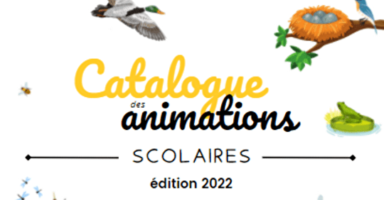 Catalogue des animations scolaires 2022
