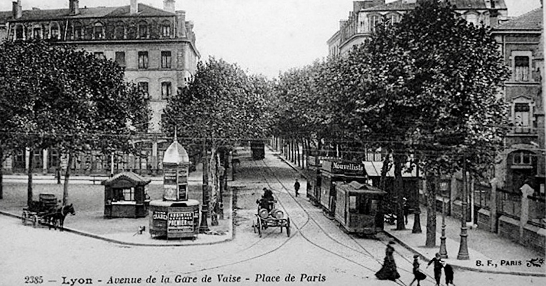 Vaise III : de Valmy à Valmy, place de Paris et rond-point des Monts-d'Or