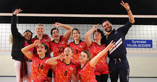 Volley Sourd Féminin : 4e journée de championnat de France à Montpellier !