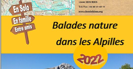 Calendrier 2022 balades nature dans les Alpilles