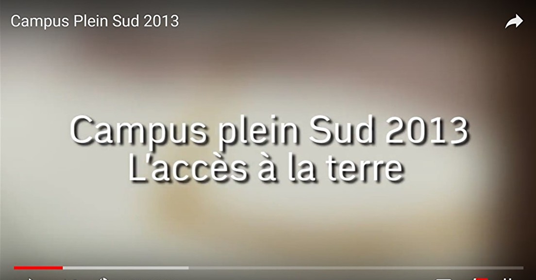 Campus Plein Sud 2013 (vidéo)