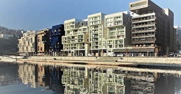 Confluence II : le quartier moderne, côté Saône
