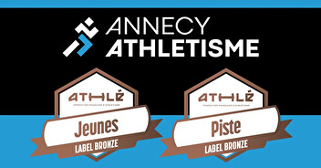 Annecy Athlétisme obtient deux Labels Bronze certifiés par la FFA