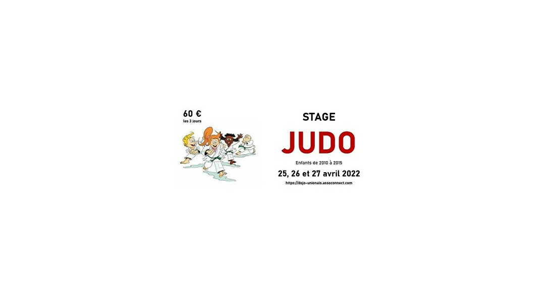 Stage de JUDO (vacances de Printemps)