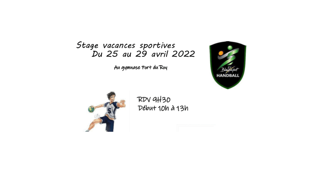 STAGE VACANCES SPORTIVES