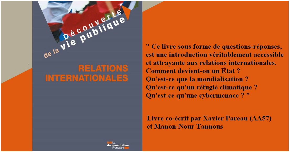 LIVRE : "Relations internationales" par X. Pacreau (AA57) et M.N. Tannous
