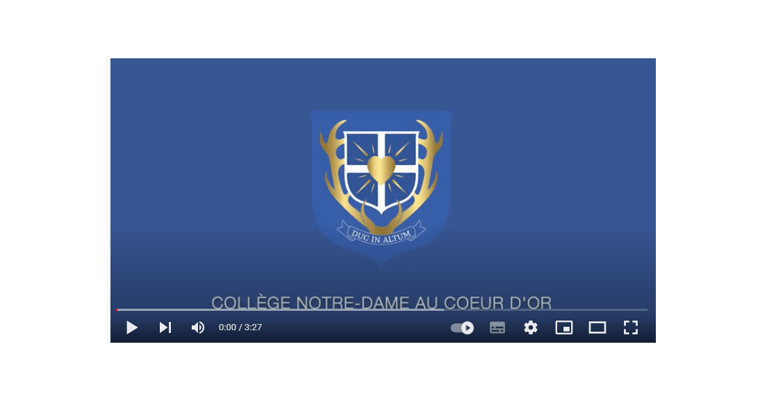 Nouvelle vidéo de présentation du collège !