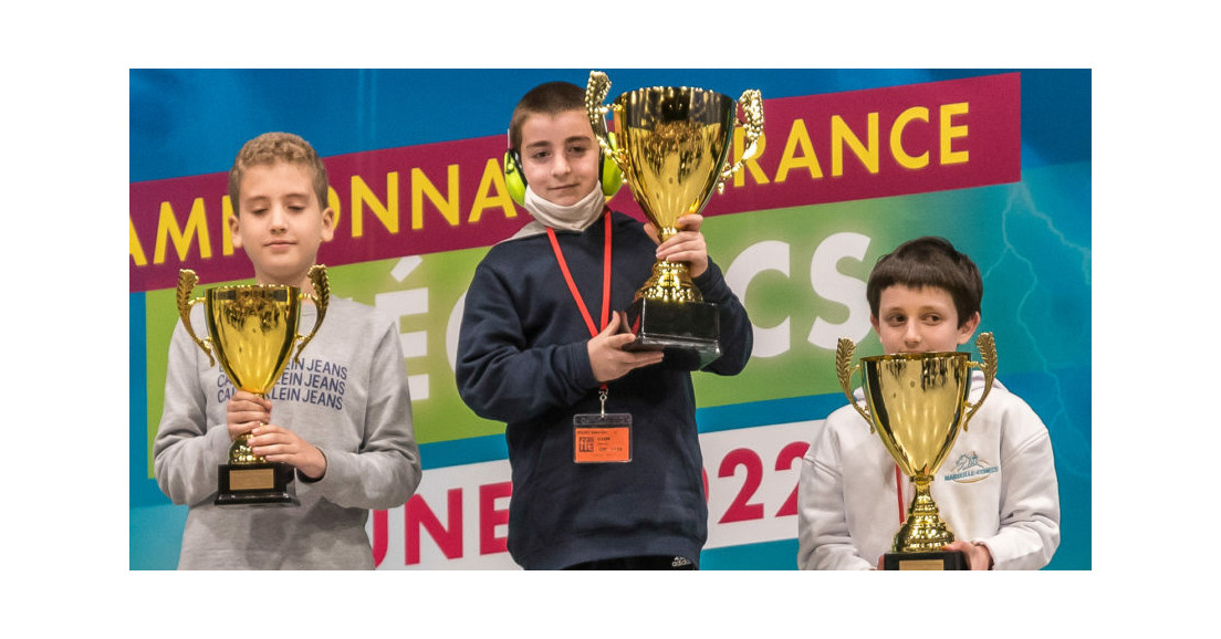 TAC Echecs : Valentin NICOT, double champion de France à seulement 9 ans