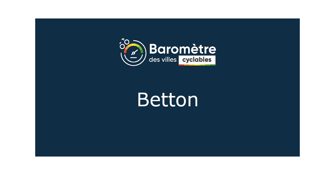 Baromètre FUB 2021 - Betton