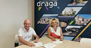 Juin - Signature du partenariat avec la DRAGA
