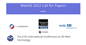 Appel à communications - ACM Web3D 2022 - 2-4 novembre, Paris