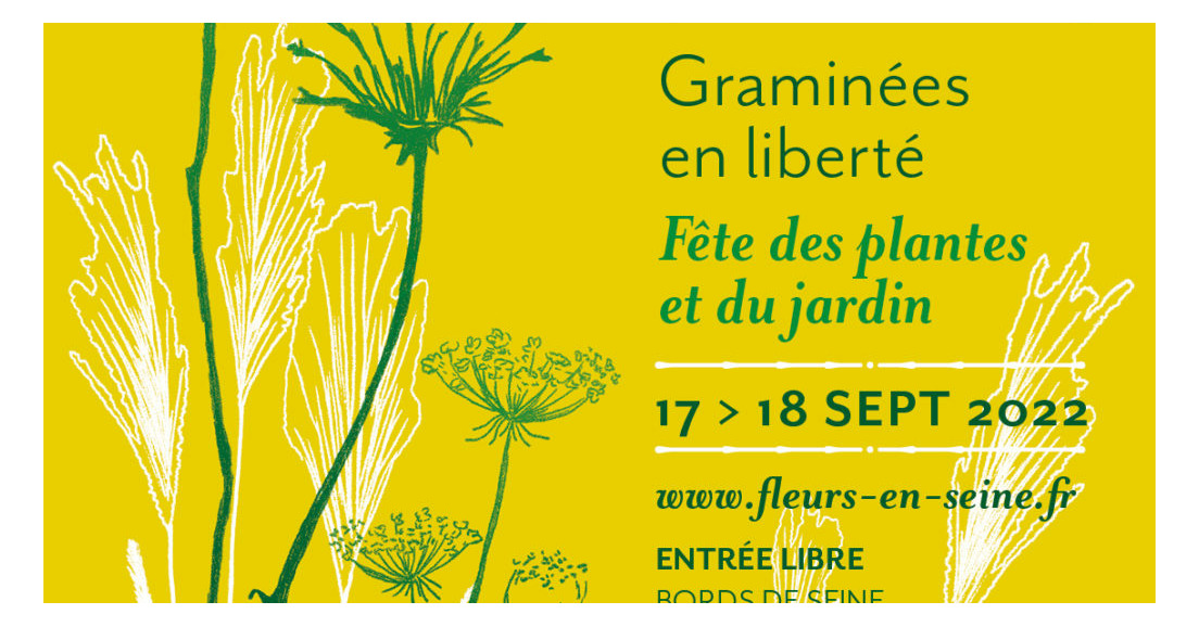 Fleurs en Seine 2022 - Rendez-vous les 17 et 18 septembre !