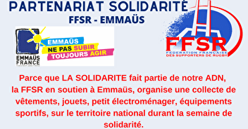 Partenariat SOLIDARITÉ FFSR – Emmaüs<br />
France