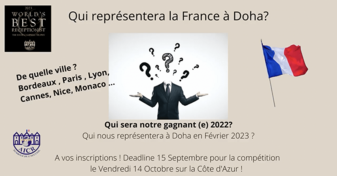 Qui représentera la France à Doha en Février 2023 ?