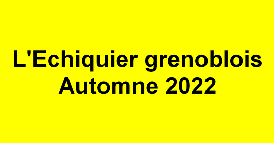 Mercredi - Automne 2022 - Ronde 1