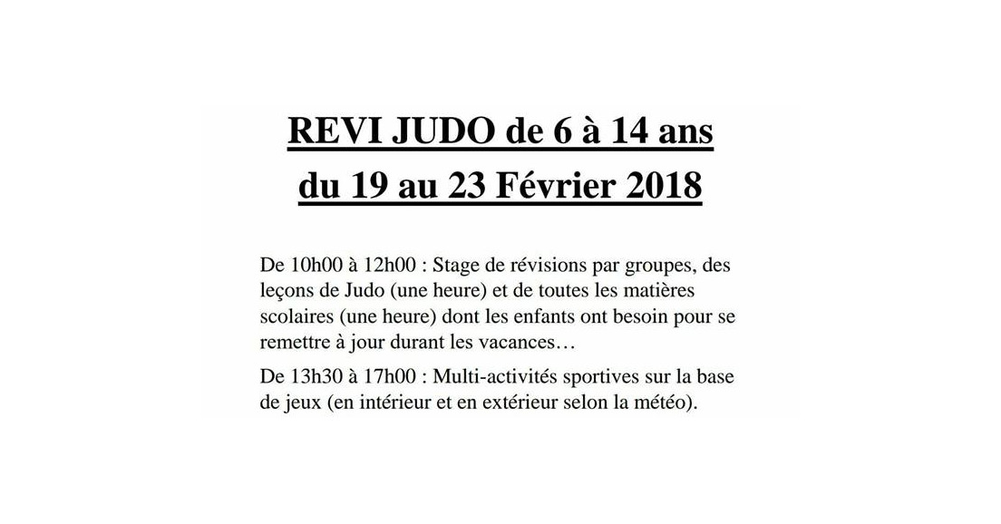 Révi-Judo