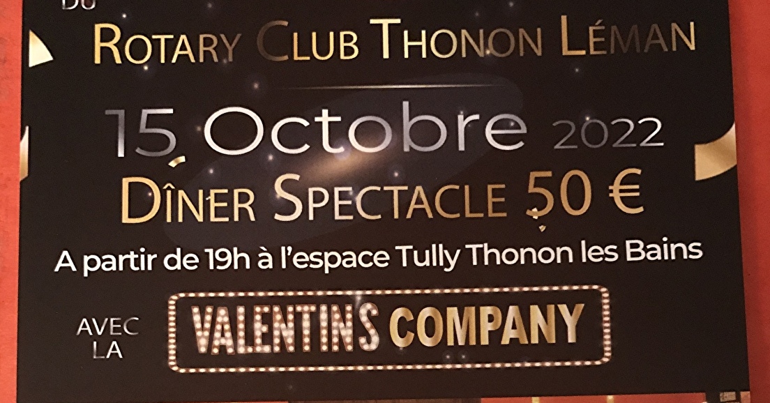 Le Rotary Club Thonon Léman invite la Valentin’s Company!