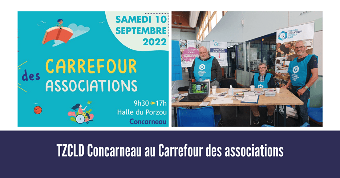 TZCLD Concarneau au Carrefour des associations septembre 2022