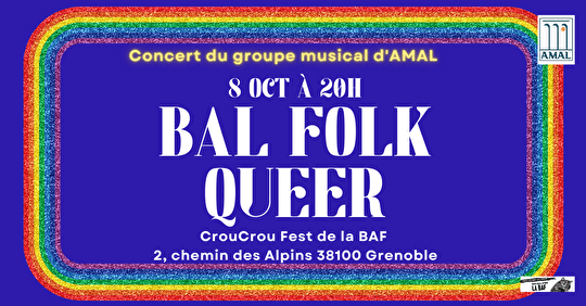 Concert d' l'ensemble musical d'AMAL au bal folk queer de la BAF