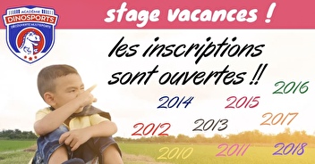 Stages Vacances - Toussaint 2022