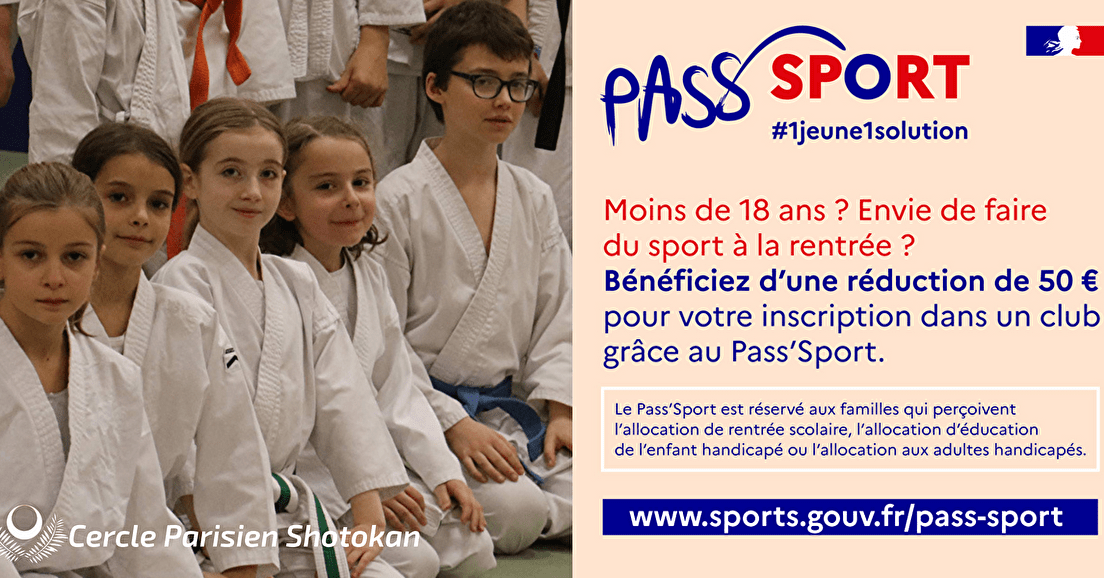 Pass'Sport: 50€ remboursé sur votre inscription!