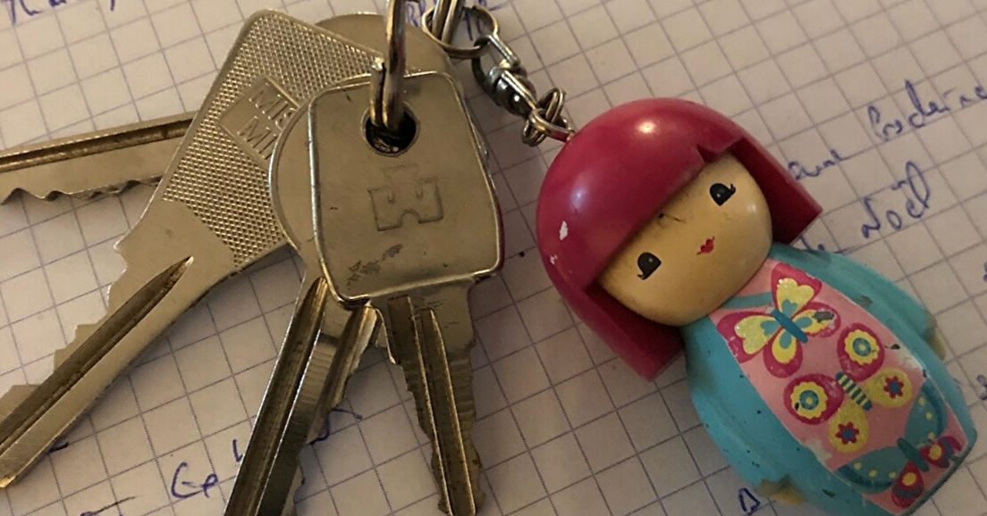 Ces clés ont été trouvées au Bois de l'Utopie...