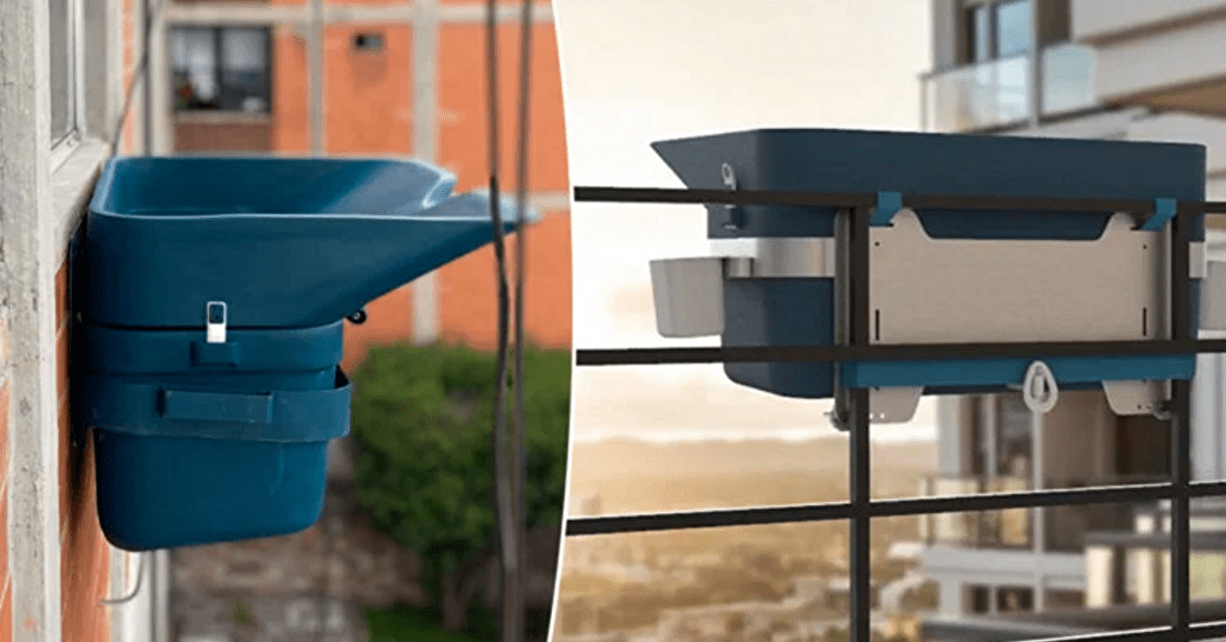 Un collecteur d'eau de pluie urbain inventé au Mexique