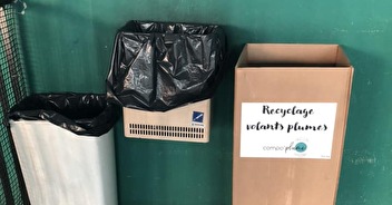 La boîte Compo'Plume est arrivée : place au recyclage des volants plumes !