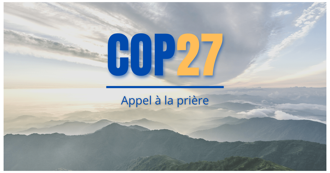 COP27 - Appel à la prière