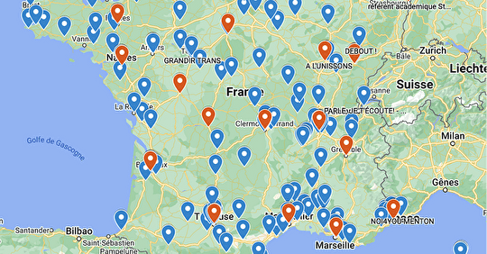 La première carte de France de lutte contre le harcèlement scolaire
