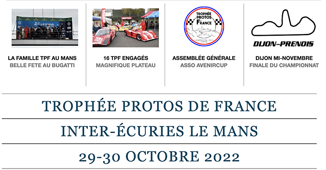 Trophée Protos de France - Newsletter #6 - Le Mans 2022