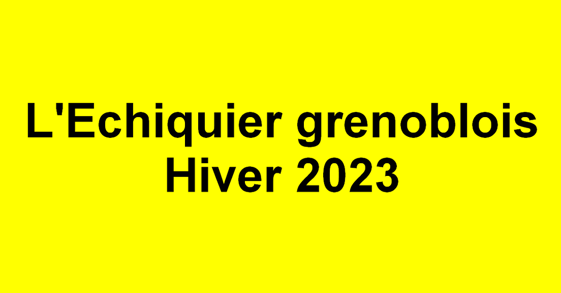 Hiver 2023 - Règlement