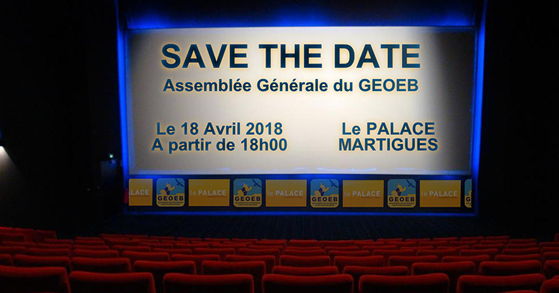 Save The Date - Assemblée Générale - 18 AVRIL