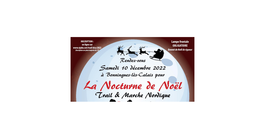 Trail de Noël le 10/12/2022