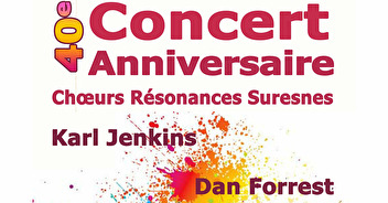 Nos 40 ans avec Karl Jenkins et Dan<br />
Forrest,