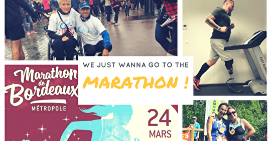 Le Marathon de Bordeaux en équipe mixte Handi/valide !