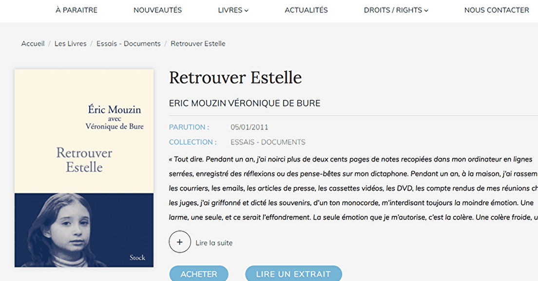 Retrouver Estelle (livre)