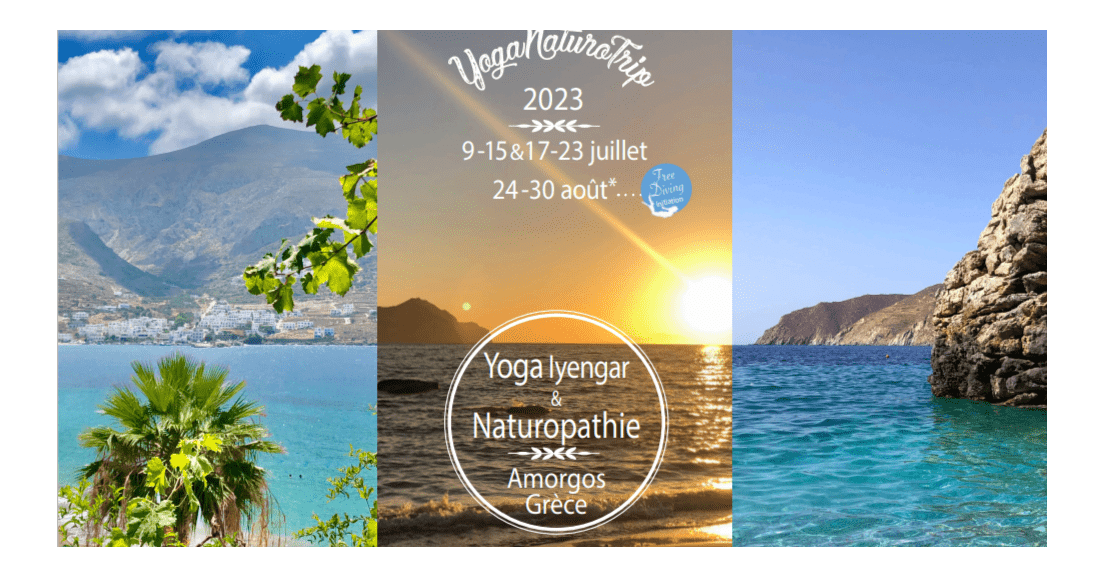 Yoga Iyengar et Naturopathie à Amorgos (Cyclades, Grèce)