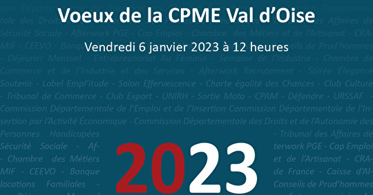 Voeux de la CPME Val d'Oise - 06.01.23