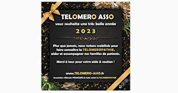 L'équipe Telomero Asso vous souhaite une très belle année 2023 !