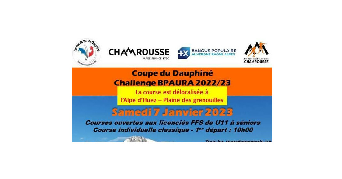 Résultats Coupe Dauphiné 7 janvier