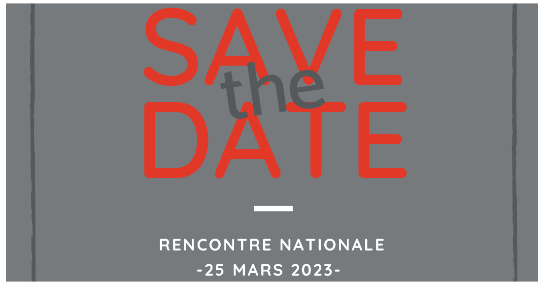 Rencontre Nationale 2023 - Samedi 25 Mars 2023